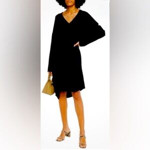 Vince Black Long Sleeve Dress, Size M